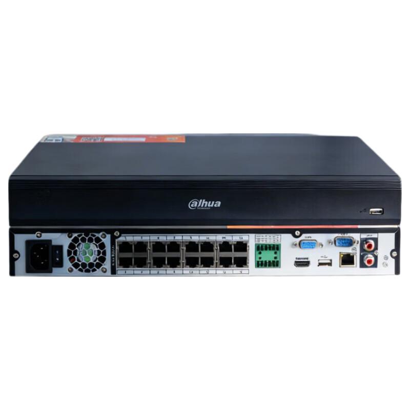 Dahua 16-Channel 2-Bay PoE NVR (DH-NVR4216-16P-M) CN plug (adapter included)