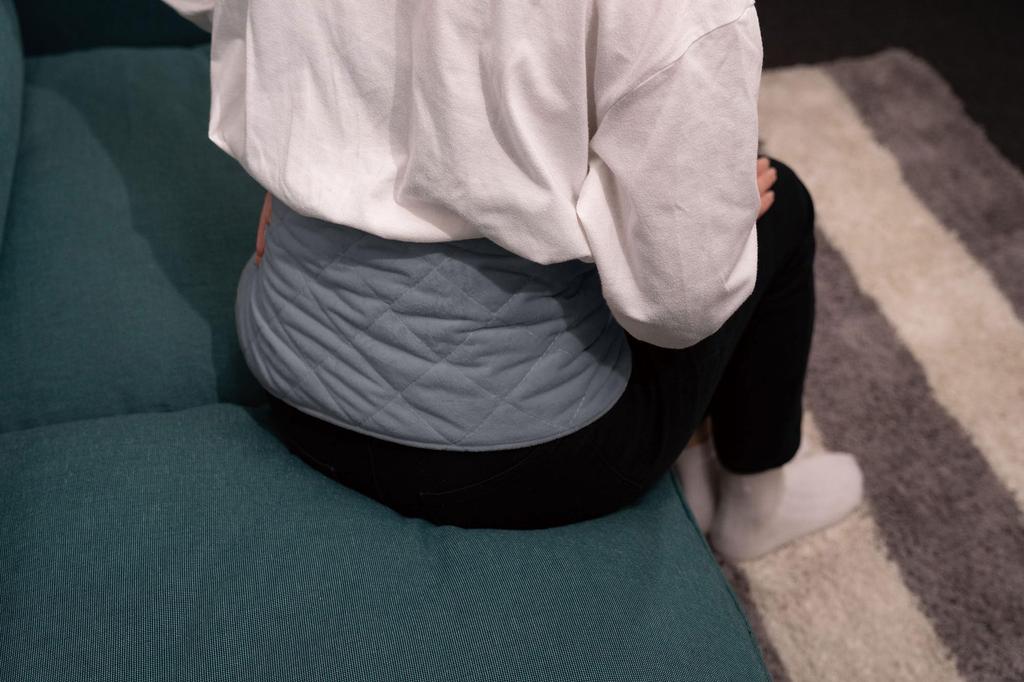 Switch USB tummy and waist warmer on!