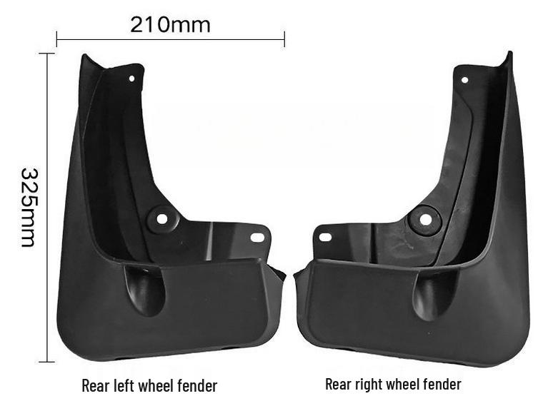 Soft Rubber Mudguards for BMW X3 2018-2022 Tire Protection and Modification