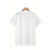 European sizes Skull With Wings Print Men's Crew Neck Short Sleeve T-shirt, Comfy Versatile Tee For Summer Wear
