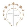 Double Layer Rhinestone Hair Hoop Alloy Headband with Hexagram Star Colorful Christmas Party Women Styling Headwear