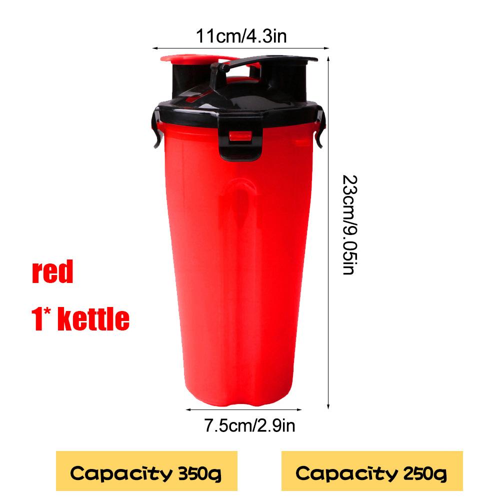 Portable 2 In 1 Pet Food Water Food Container with Folding Silicone Pet Bowls Outdoor Travel Dog Feeder Cup Pets Supplies