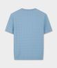 BROOKS BROTHERS Cotton Cable Crew Neck Short Sleeve Sweater (Blue) (Bbwrmog203)