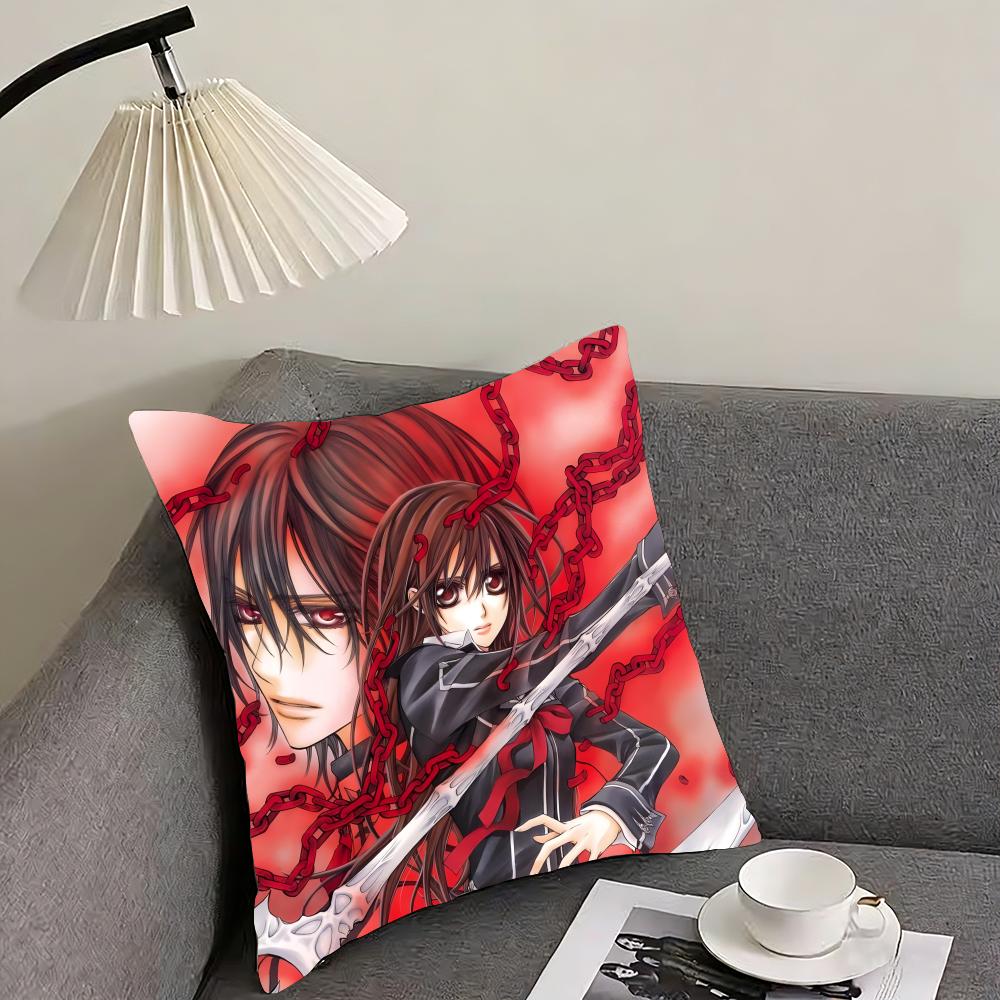 V-Vampire K-Knight Korean Comics Cushion Cover Pillowcase Ultra Soft Skin Friendly Fabric Cloud Like Comfort & Concealed Zipper