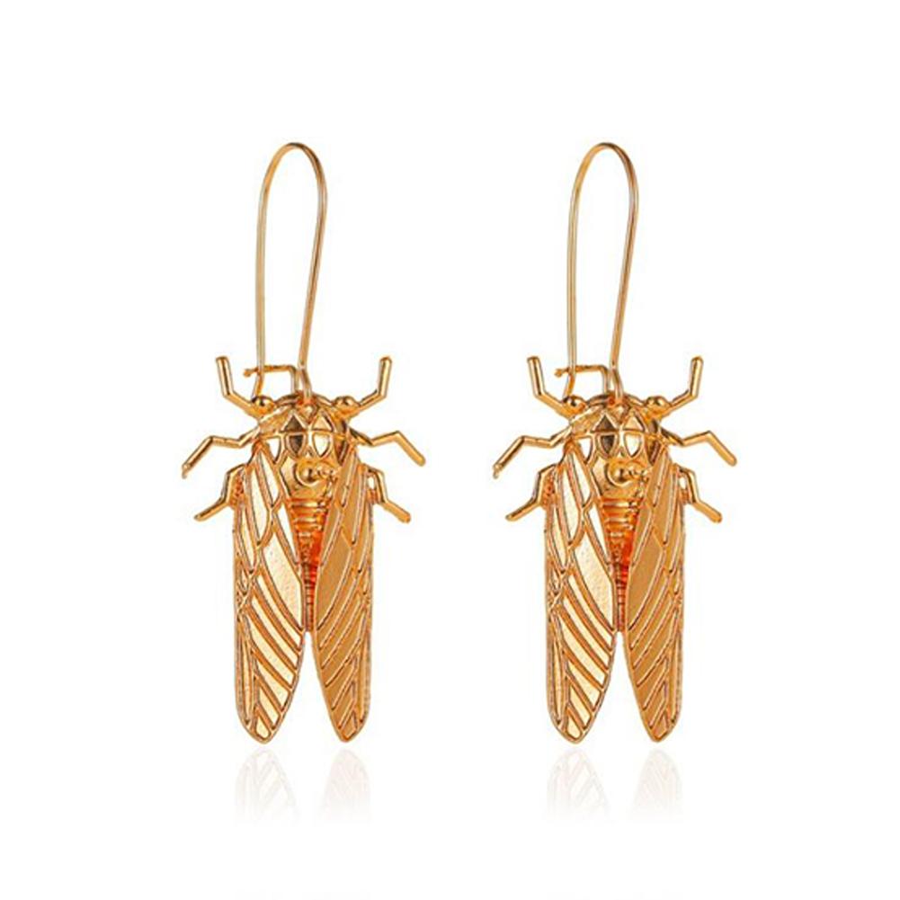 1 Pair of Women's Earrings Alloy Insect-shape Long Earrings