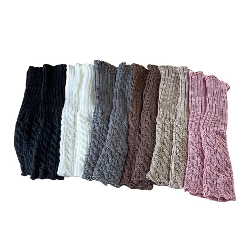 Fashion Knit Leg Warmers for Little Girls Knee High Socks for Dress Toddler Winter Slouchy Socks Thicken Warm Leggings