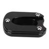 Motorcycle Kickstand Pad Aluminium Alloy Sidestand Foot Rest Replacement for Enfield Meteor 350 2021‑2023 Black
