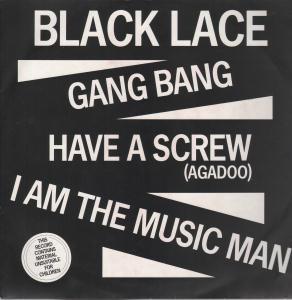

12inch Record BLACK LACE - Gang Bang 12HUMP1 Wag Records 1986 UK Pop Used
