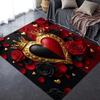 2025 New Red&Black Carpet Rug for Living Room Bedroom Home Sofa Decoration,Kids play Non-slip Floor Mat34