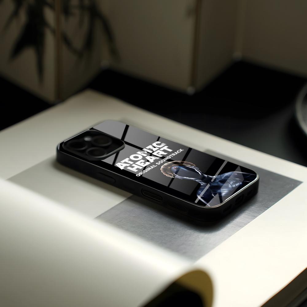 Atomic Heart Phone Case Glass For IPhone17 Air 16 15 17 14 Pro Max 13 12 11 Direct Selling X XS XR Plus For Samsung S 26 24 23