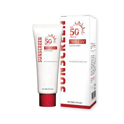 Osvěžující nemastný UV opalovací krém pro muže a ženy Osvěžující kontrola mastnoty a UV opalovací krém 50 ml