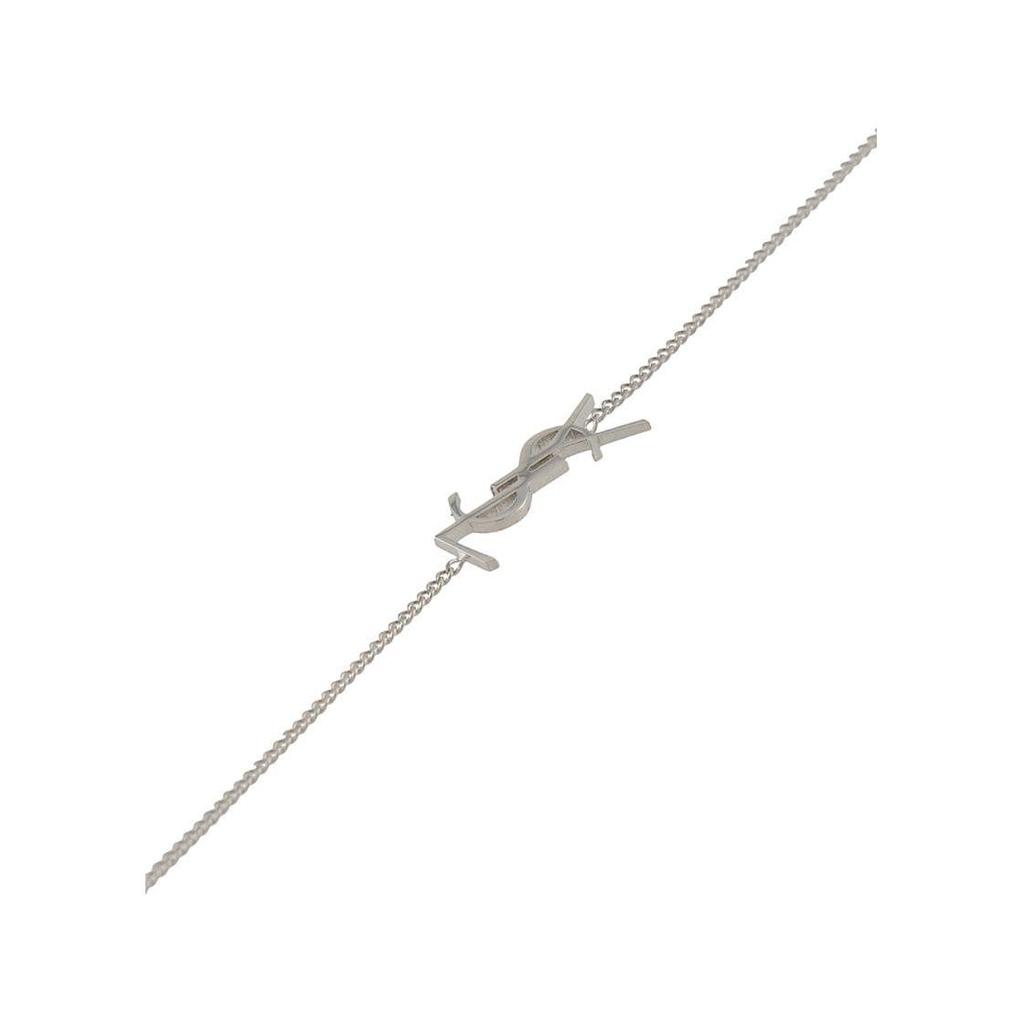 Saint Laurent Original Elegantes Messingarmband Damenarmbänder Silber 635533-Y1500-8126