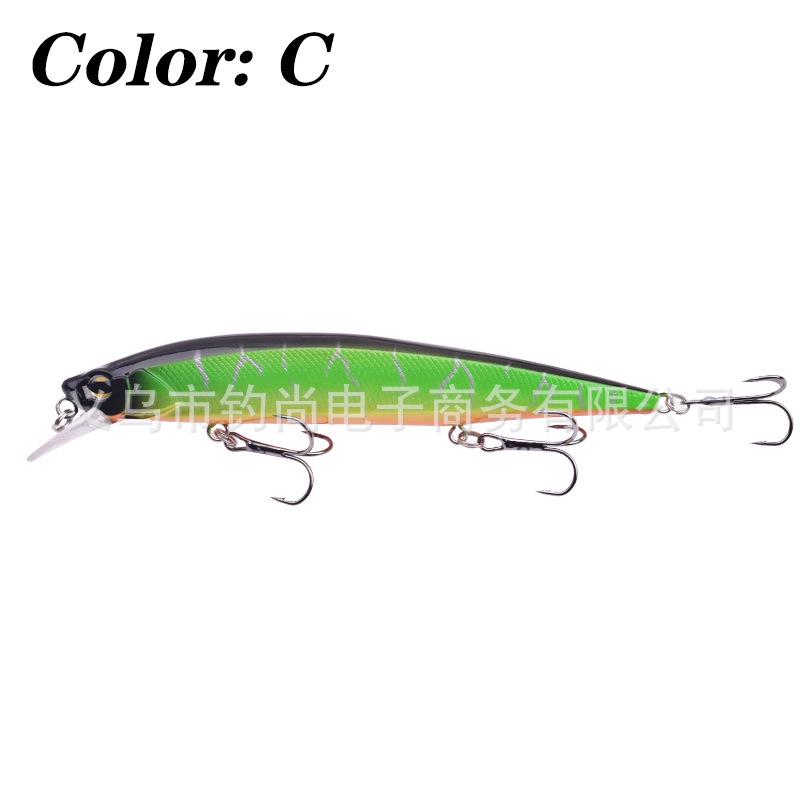 14cm/18.5g Realistic Sliding Weight Minnow Lure for Long Cast Aspius Fishing