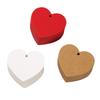 100pcs Heart Shaped Paper Tags with 20 Meter Hemp Rope Red Heart Price Tag Craft Hang Tags Love Tag Paper Blank Cards Label