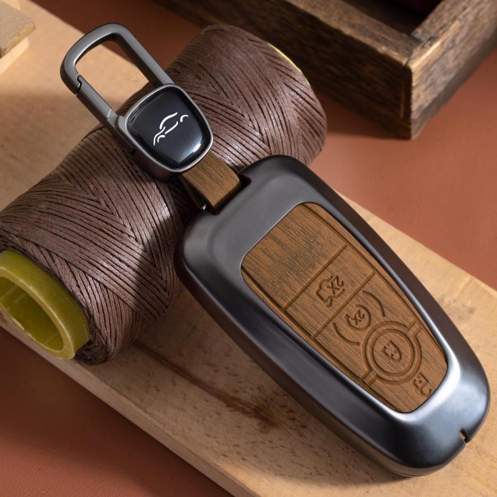 4 Buttons Car Remote Key Case Cover Shell Fob For Ford Edge Fusion Mustang Explorer F150 F250 F350 Ecosport Protector Holder Keyless