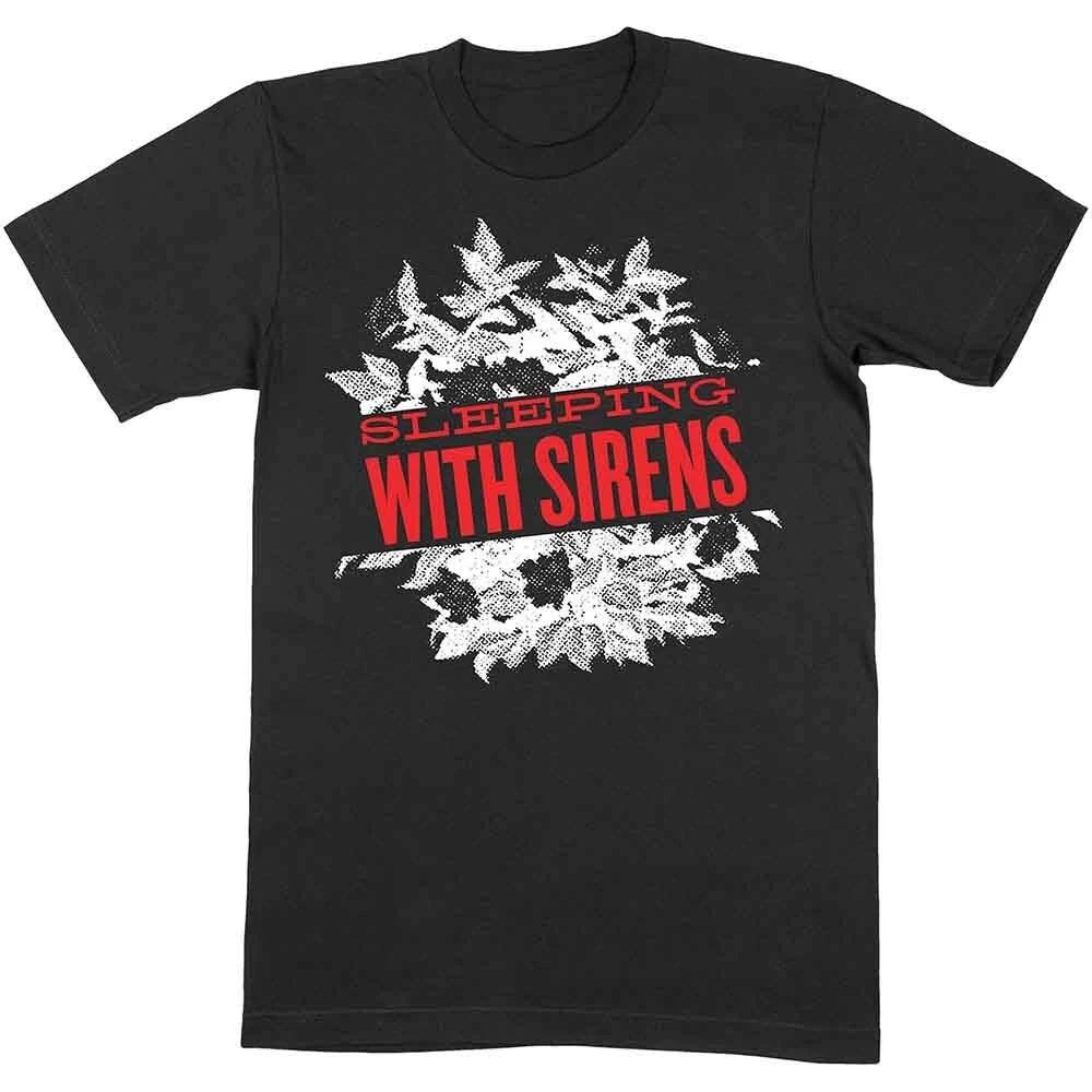 

Sleeping With Sirens Floral Black T shirt - NEW 3XL