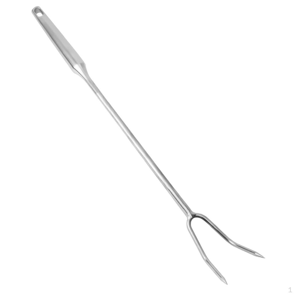 304 Stainless Steel Meat Carving Fork, Practical Multi-Purpose Professional Kitchen Utensil, for