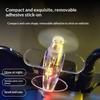 Motorcycle And Car Electric Led Colorful Lights Handbar Decoration Waterproof Rotatable Wind Powered Airplane