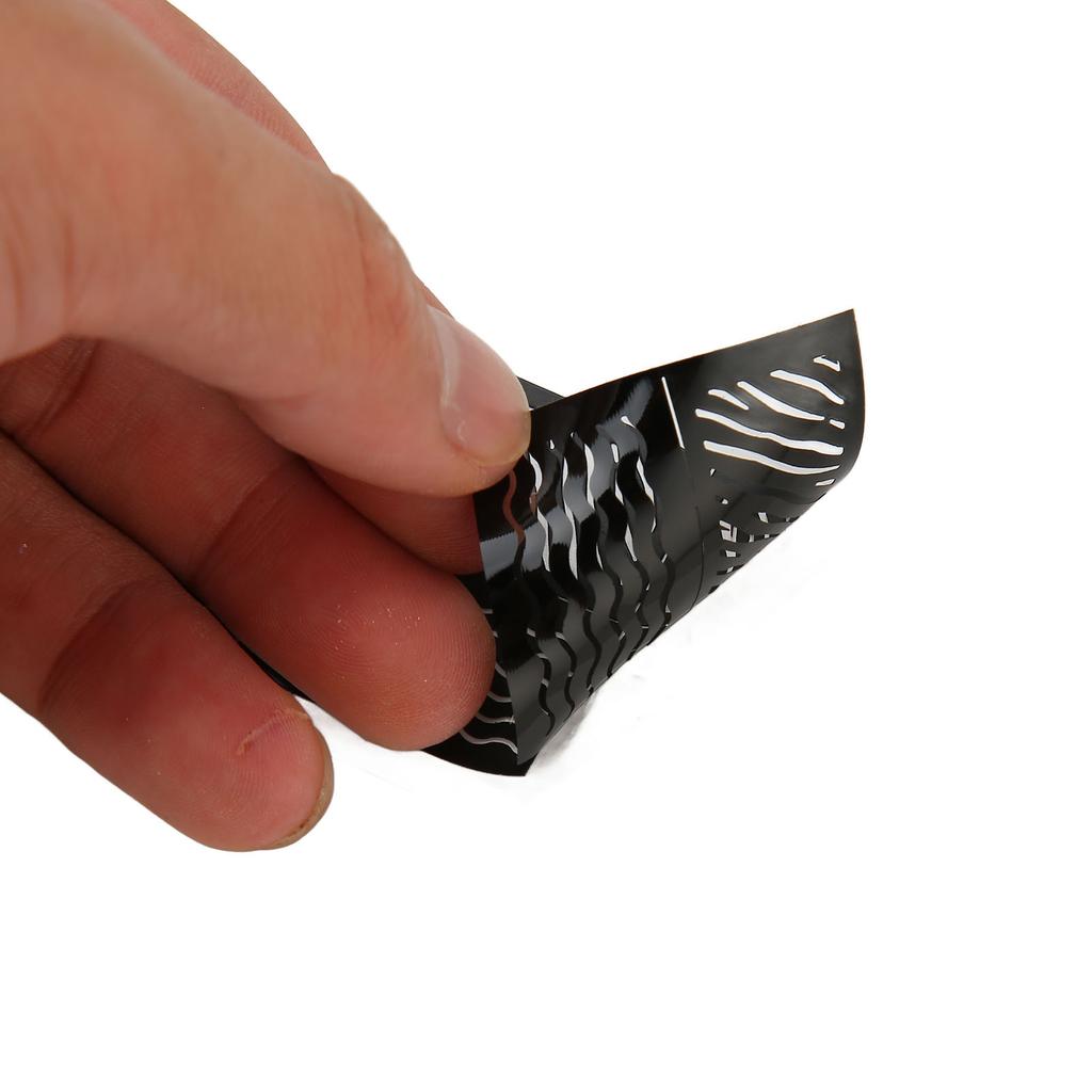 5 Blätter Nailart-Druckvorlage Verschiedene Muster Ausgehöhlte Nagelaufkleber Stempel-Schablonenplatten