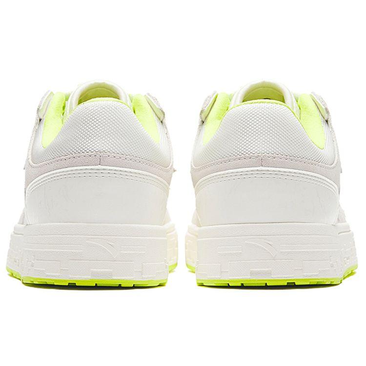 Anta Street Play Green Apple Non-Slip Shock Absorbing Lightweight Low-Top Sneakers Men Sneakers White Yellow 912338053-3