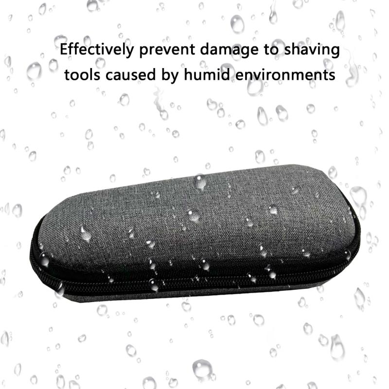Portable Waterproof Carrying Case Shockproof Dustproof Case Compact Storage Case Large Size for Small  Manual Shaver