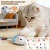 Automatic Electric Cats Toy Mouse - Self-Entertaining Plush Interactive Toy With Obstacle Avoidance, USB Charging & Quiet Design For Cats