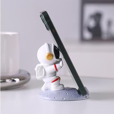 Astronaut Phone Holder Ornament, Astronaut Cartoon Lazy Desktop Tablet Holder Decoration Gift Ornament