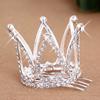 Kids Girls Glitter Crystal Rhinestone Twinkle Princess Crown Tiara Flower Girl Wedding Birthday Prom Hair Accessories Wholesale