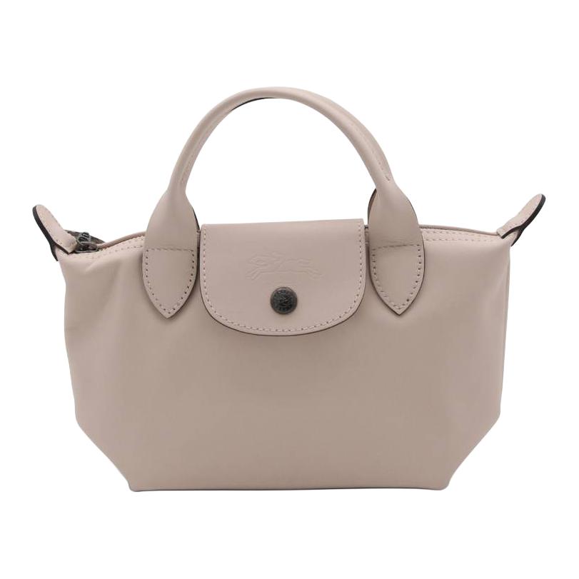 Longchamp Logo Deep Silver Accessories Mini Dumpling Shoulder Crossbody Handbag Women Handbags Paper 1500987555