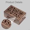 30 Note Wooden Music Box, Easy to Use, Hand Crank Ideal for Christmas, Halloween,