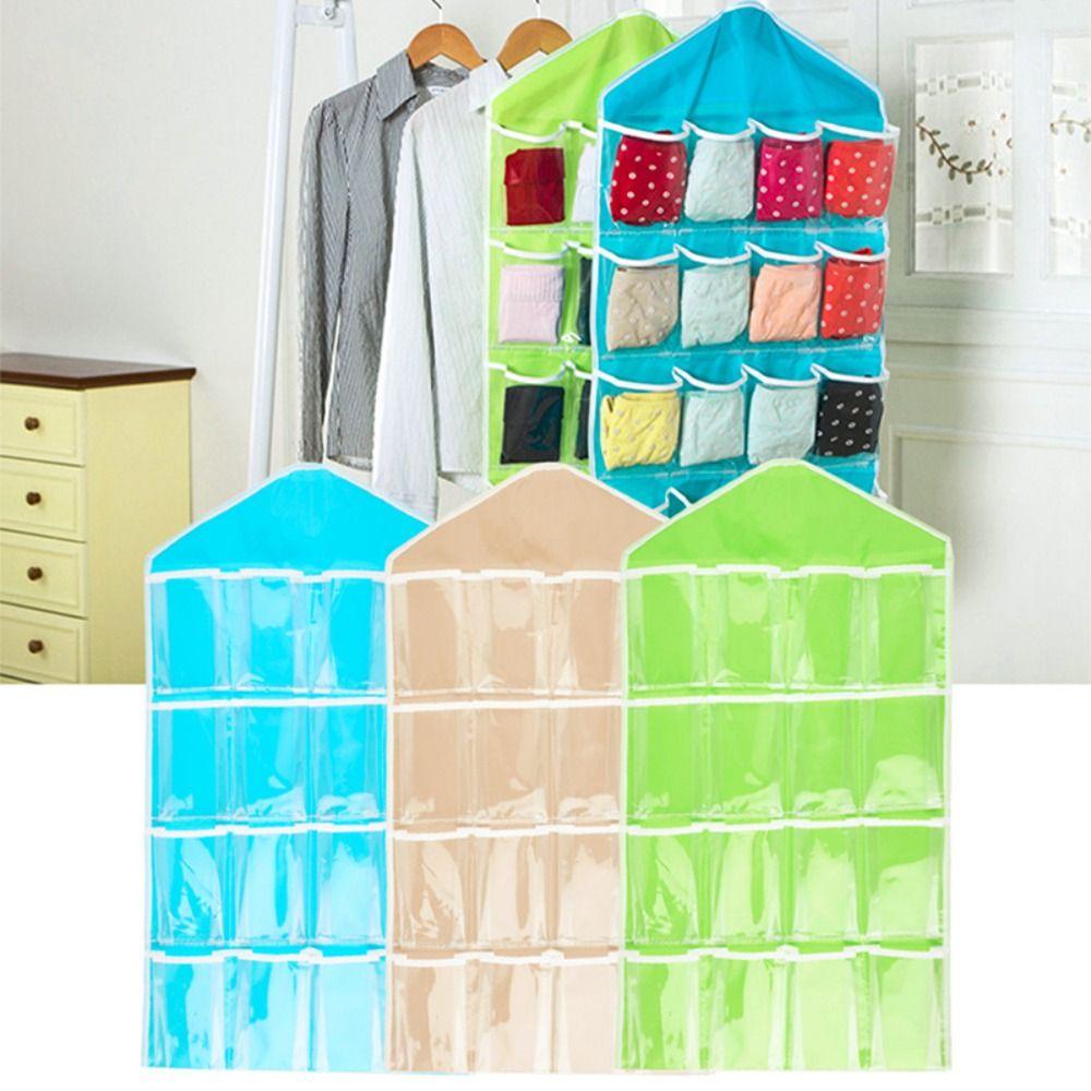 Hanging Space-saving Bathroom Sundries Sorting Sock Organizer Clothes Holder Underwear Storage Bag