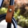 Travel Fixing Belt for Luggage Faux Leather Strap with Snap Button Add A Bag Luggage Strap for Carry-on Bag Travel Airport Use