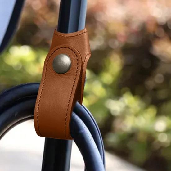 Travel Fixing Belt for Luggage Faux Leather Strap with Snap Button Add A Bag Luggage Strap for Carry-on Bag Travel Airport Use