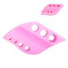 Multi functional Silicone Microblading Pen Rack Tattoo Ink Pigment Cup Holder Stand Pink