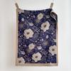 Women Elegant Vintage Large Floral Thick Warm Scarf Shawl For Autumn Winter