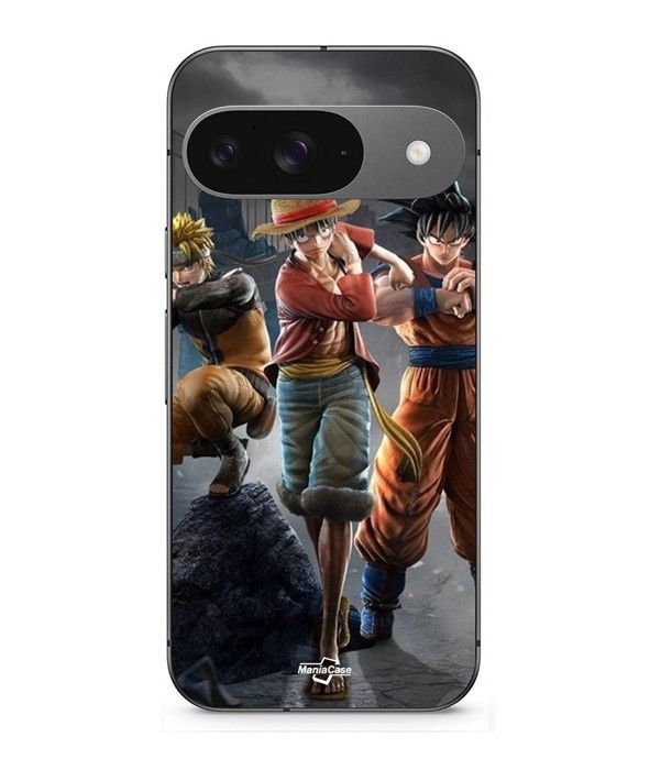 Coque - MANIACASE - Google Pixel 9 - Souple - Noir - Anime manga noir