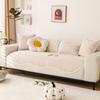 1pc Irregular Furry Sofa Towel for Living Room Winter Thick Plush Non-slip Sofa Cover  L Shape Sofa Cover