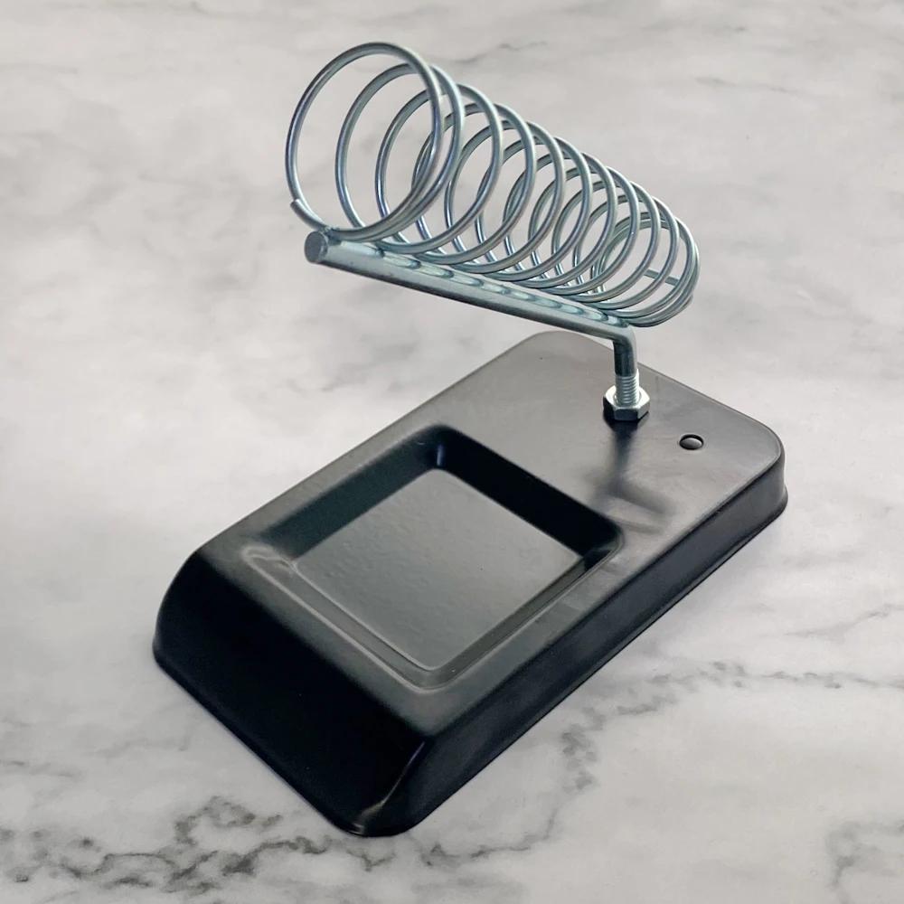 

1pcs Portable Holder Soldering Tin Stand with Welding Cleaning Sponge Electric Soldering Iron Accessories Soldering Iron Stand