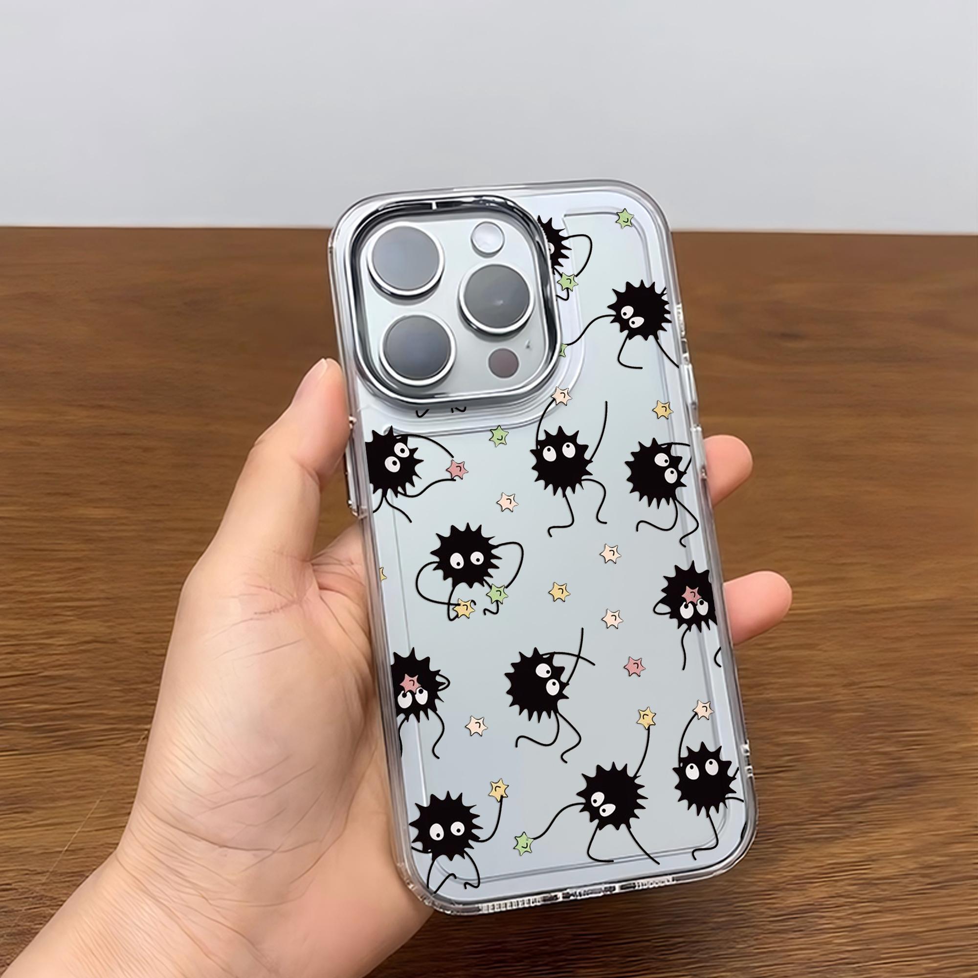 

Lovely Black Monster Soot Sprites Phone Case For iPhone 17 16e 16 15 14 13 12 11mini Pro Max X XR XSMAX 8 7 Air Plus Soft Cover iPhone XSMax
