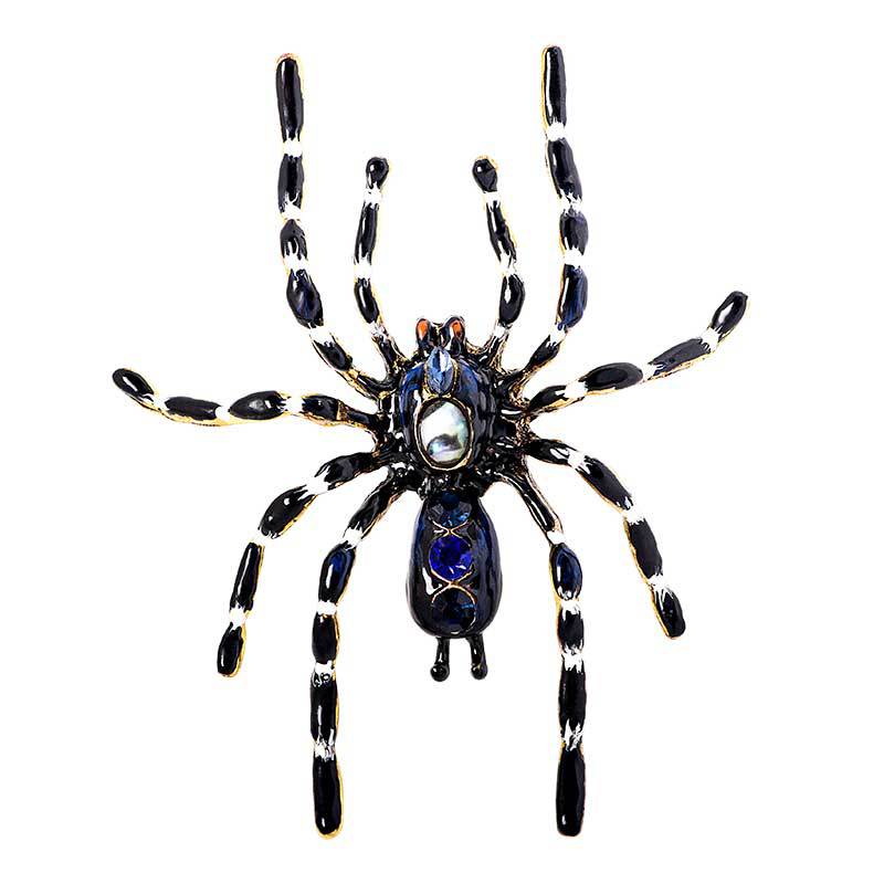 Exaggerated Big Spider Fashion High-end Light Luxury Men s and Women s Accessories Brooch 7*9CM
