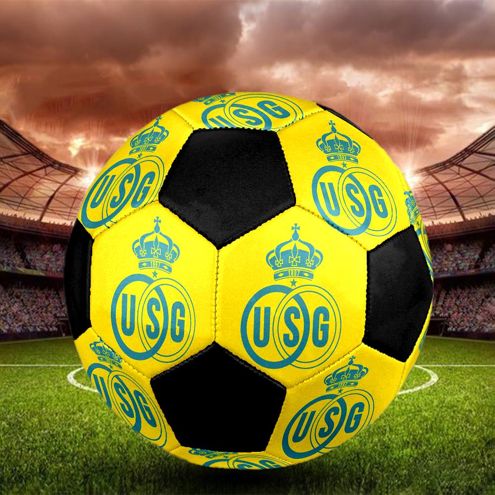 MAAT 5 Royale Union Saint-Gilloise Voetbal Kleurrijk Alle Leeftijden Machinaal Gestikt PVC Wedstrijd Klaar Duurzaam Hoge Stuit
