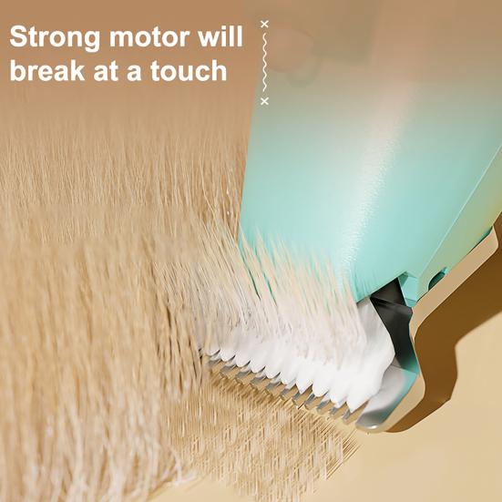 Dog Paw Trimmer with LED Light Low Noise USB/Battery Powered Pet Hair Trimmer Waterproof Pet Hair Shaver for Dogs Cats