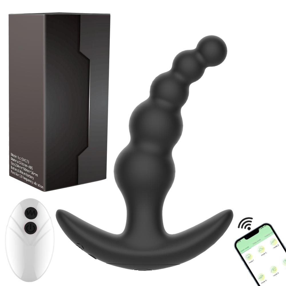 APP Bluetooth Anal Vibrator for Men Prostate Massager Wireless Remote Butt Plug Vibrating Adult Sex Toy for Women Male Gay