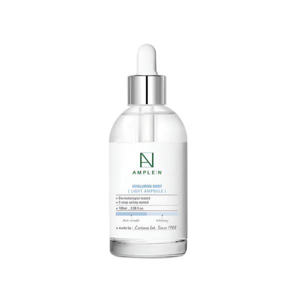 Ample:N Hyaluron Shot Light Ampoule Lightweight Hydrating Moisture Serum 100ml