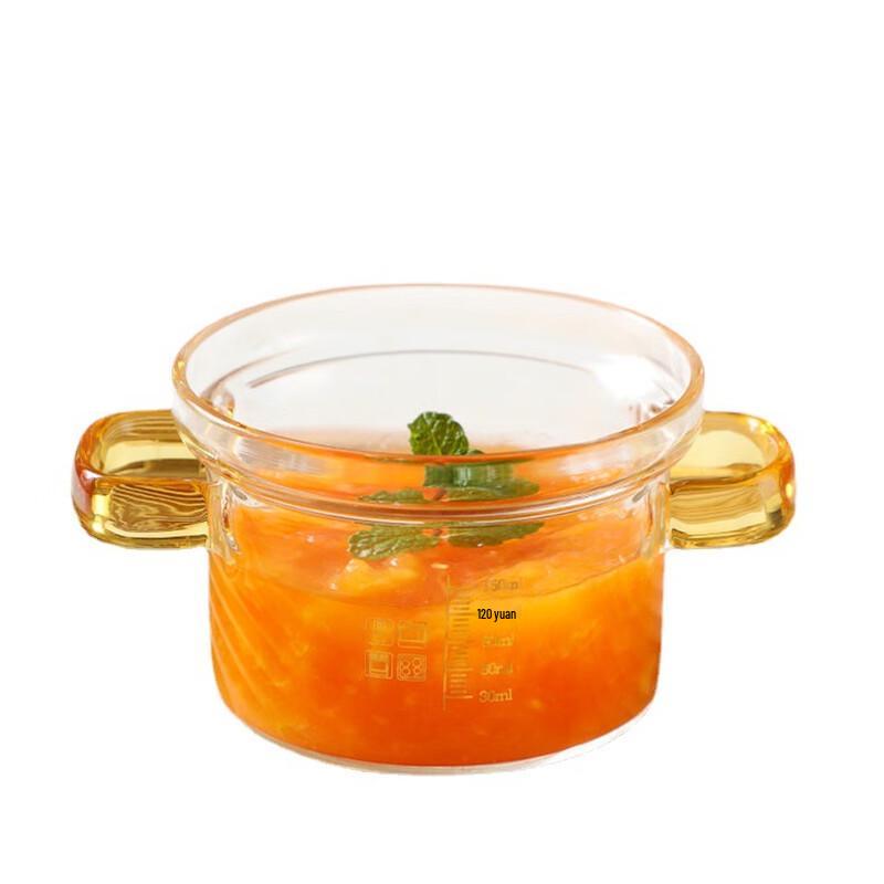 High Borosilicate Glass Steaming & Stewing Pot with Lid