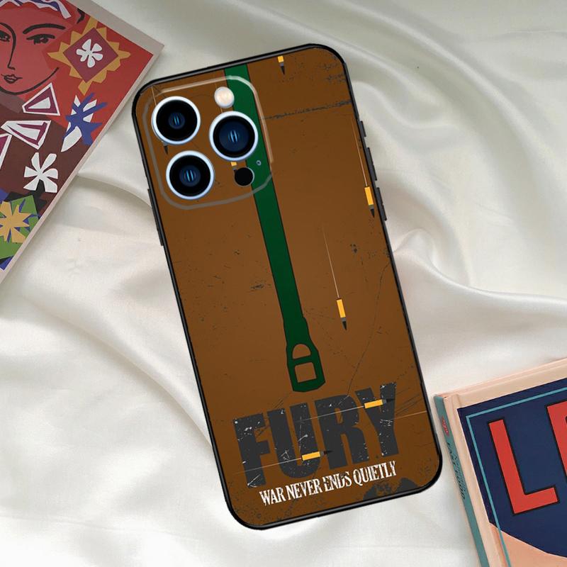 Movie Fury Case For iPhone 16 15 14 13 12 11 Pro Max XR X XS Max Plus 12 13 Mini Back Cover