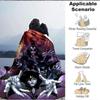 1pc KISS Band Flannel Blanket, Soft Skin Friendly with Digital Printing, Various Sizes Available for Family, Friends, Birthday