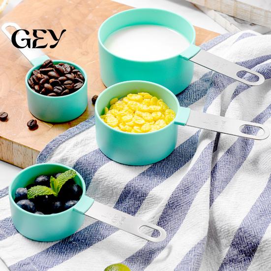 Kitchen Measurement Set 10Pcs Measuring Cups And Spoons Set, Stainless Steel for Dry Liquid Ingredients, Nesting Baking Tools, Gadgets Wet Ingredient
