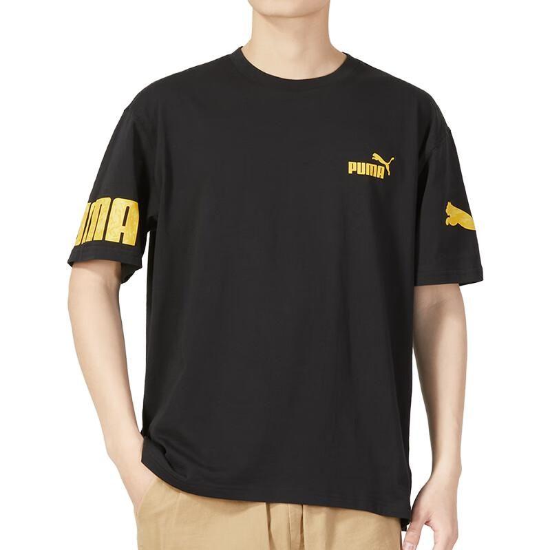 Puma Set-in Sleeve T-Shirt Men's Black 676675-01