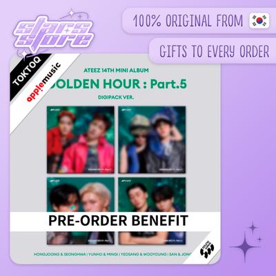 (AVANTAGE DE PRÉCOMMANDE) ATEEZ - 14ème Mini Album [GOLDEN HOUR : Part.5]